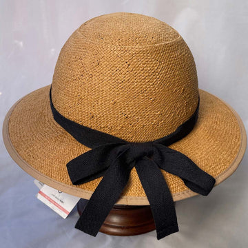 SOLD Straw Hat Bike Helmet YAKKAY Classic - M - US Small - WAREHOUSE SALE 2504B
